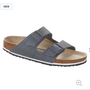 Men’s birkenstocks, gray size US L 10